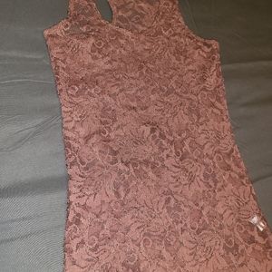 BKE lace tank size small